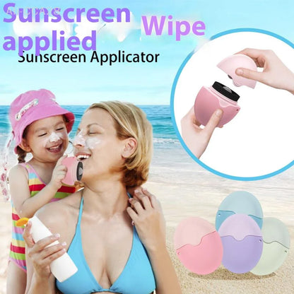 Silicone Suncream Roller Applicator Refillable Oval Isolation Lotion Cream Bottles Stitching Color Cosmetics Tool Travel