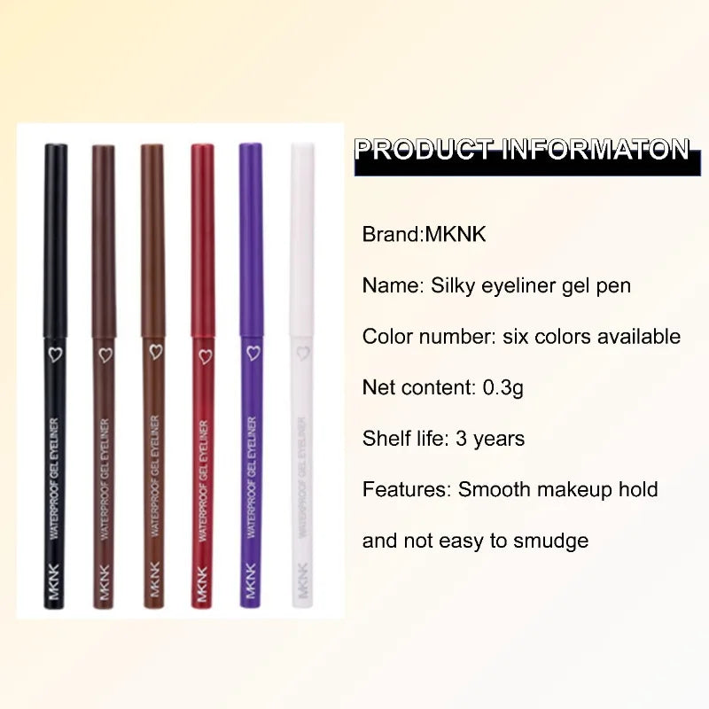 Eye Makeup Eyeliner Long-lasting Waterproof Non-fading Beauty Makeup Tool Quick-drying Non-smudge Eyeliner