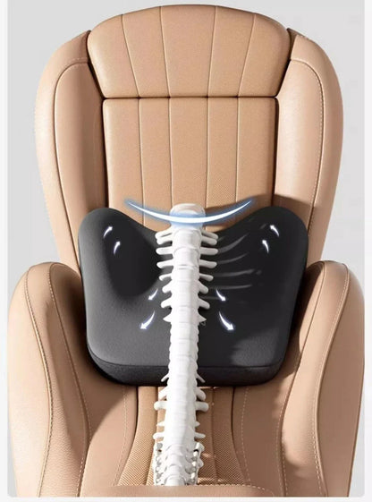 2025 Car Memory Foam Headrest Set Car Neck Pillow Car Lumbar Waist Cushion Waist Support Car Seat Pillow Accessories Tools