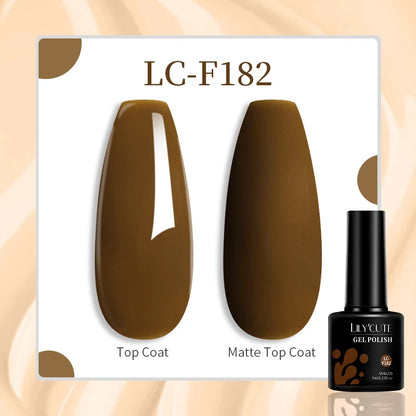 LILYCUTE 129 Colors 7ML Nail Gel Polish Nail Supplies Vernis Semi Permanent Nail Art Manicure Soak Off LED UV Gel Nail Varnishes
