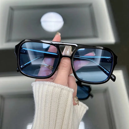 Vintage Square Sunglasses Women Brand Designer Retro Leopard Sun Glasses Female Shades Mirror Fashion Outdoor Oculos De Sol