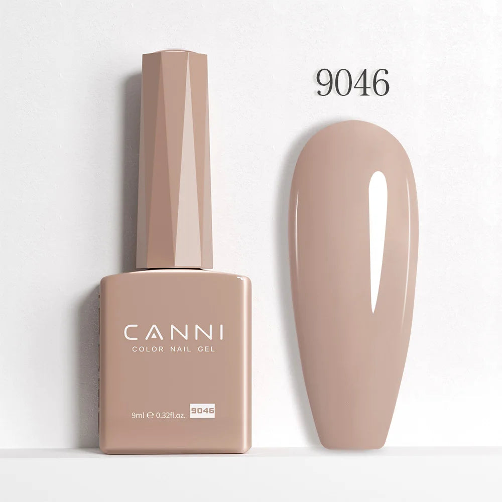CANNI Hema Free Nail Gel Polish Christmas Red Color Collection Semi Permanent Nail Dehydrator Primer 9ml French Gorgeous Color