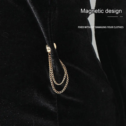 2Pcs Multi-Function Magnetic Clothing Clips Multi-Purpose Colorful Pinless Brooch Clothes Hijab Magnet Pins Magnetic Button Clip
