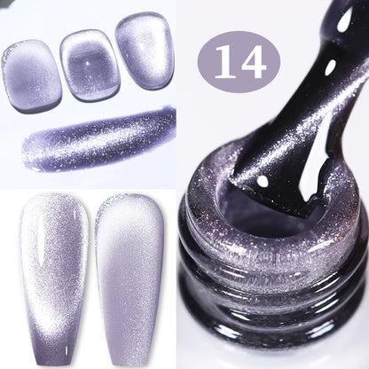 BORN PRETTY 10ml Water Light Cat Magnetic Gel Nail Polish Vernis Semi Permanent Soak Off Crystal Gel Polish For Nails Manicure