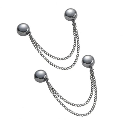 2Pcs Multi-Function Magnetic Clothing Clips Multi-Purpose Colorful Pinless Brooch Clothes Hijab Magnet Pins Magnetic Button Clip