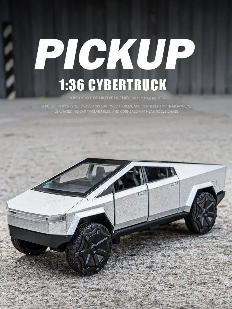 Tesla Cybertruck Alloy Car Model Diecasts Vehicles Toy Cars