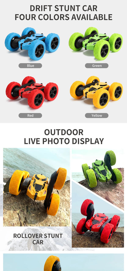 RC Stunt Car Children Double Sided Flip 2.4Ghz Remote Control Car 360 Degree Rotation Off Road Kids Rc Drift Car Toys Gifts Boys