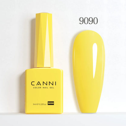 CANNI Hema Free Nail Gel Polish Christmas Red Color Collection Semi Permanent Nail Dehydrator Primer 9ml French Gorgeous Color