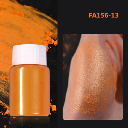 1Bottle Pink/White Pearlescent Nail Art Powder Glitter Mermaid Chrome Mica Pigment For Manicure Decorations Pearl Rubbing Dust
