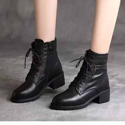 Quality Ladies Shoes Side Zipper Women's Boots