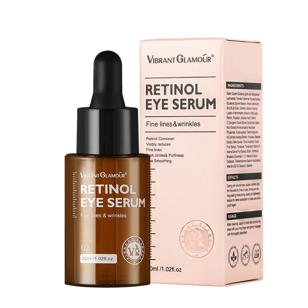 30ml Retinol Eye Serum Repairs and Firms Fine Lines Around the Eyes Anti-aging Anti-wrinkle Moisturizing Dark Circles Remover