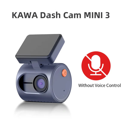 2K Dash Camera For Cars DVR KAWA Dash Cam MINI 3 Video Recorder E