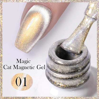 BORN PRETTY 10ml Water Light Cat Magnetic Gel Nail Polish Vernis Semi Permanent Soak Off Crystal Gel Polish For Nails Manicure