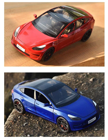 Tesla Model 3 Model Y Alloy Car Model Diecast Metal Toy Vehicles