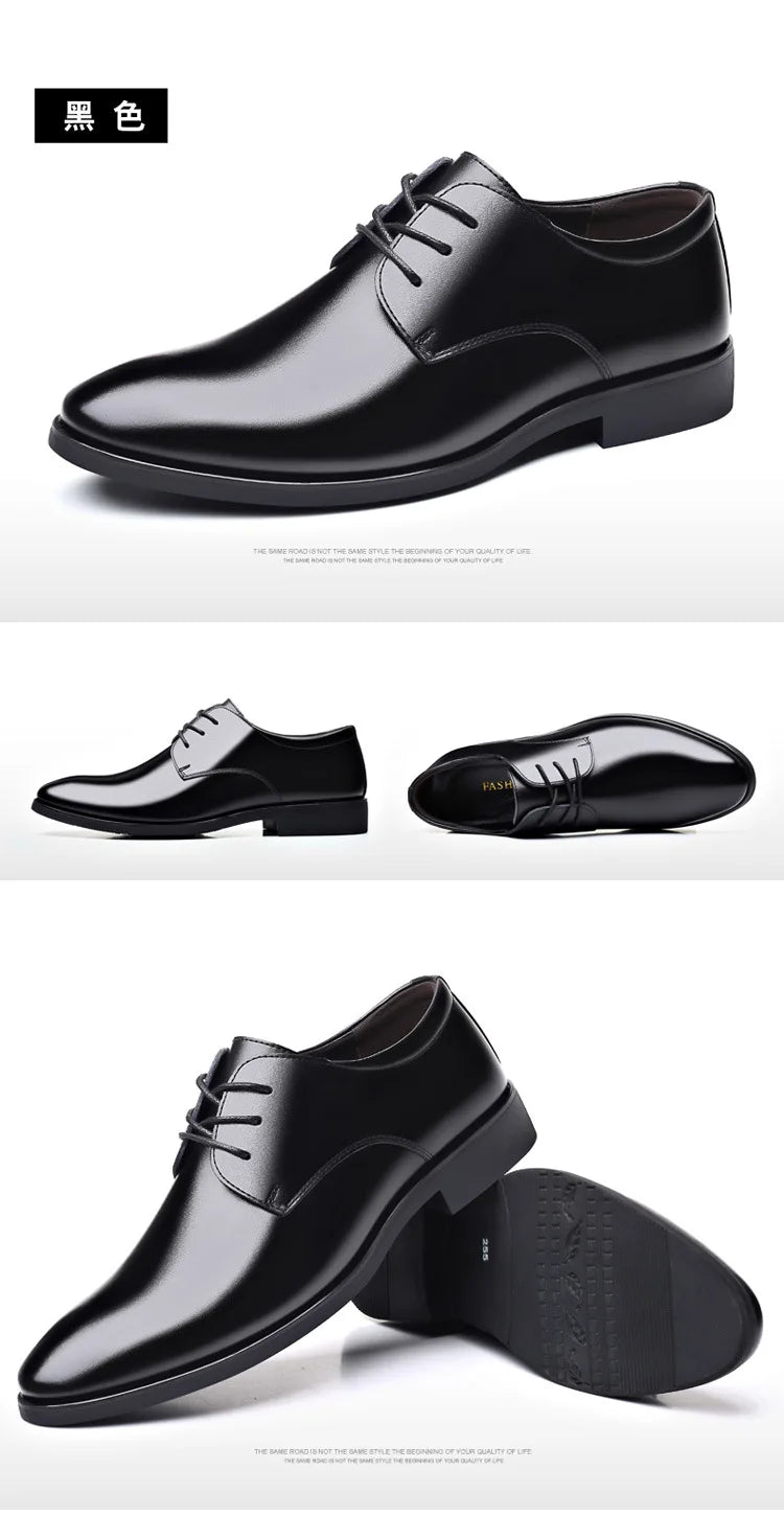 Men's new business leather Shoes