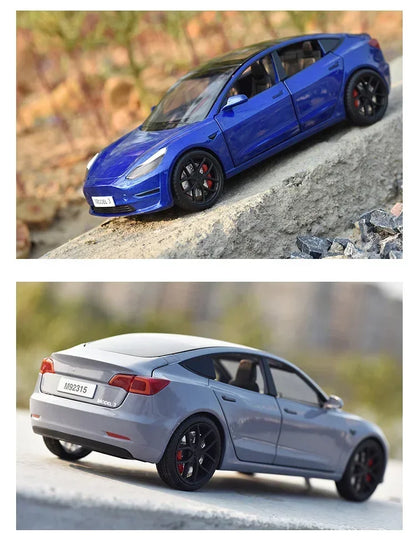 Tesla Model 3 Model Y Alloy Car Model Diecast Metal Toy Vehicles