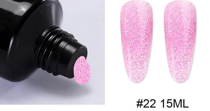 Pink/Clear/White Solid Builder Gel For Nails Hard Gel Extension Builder Nail Gel,Non-Sticky 3D Sculpture Diy Nail Poly Art Gel