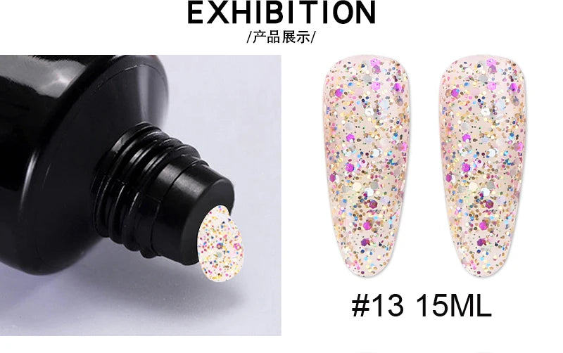 Pink/Clear/White Solid Builder Gel For Nails Hard Gel Extension Builder Nail Gel,Non-Sticky 3D Sculpture Diy Nail Poly Art Gel