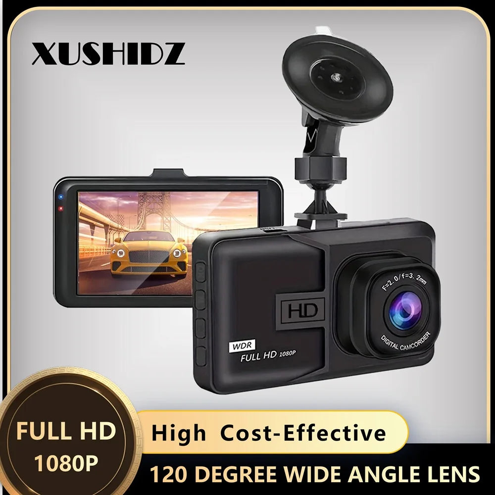 XUSHIDZ NEW 1080P HD Dash Camera Loop Recording Car Vehicle