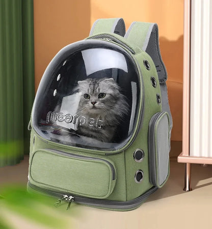 Transparent Pet Cat Breathable Carrier Bag Outdoor Travel Backpack for Cats Small Dog