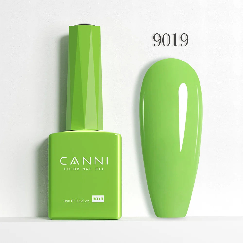 CANNI Hema Free Nail Gel Polish Christmas Red Color Collection Semi Permanent Nail Dehydrator Primer 9ml French Gorgeous Color