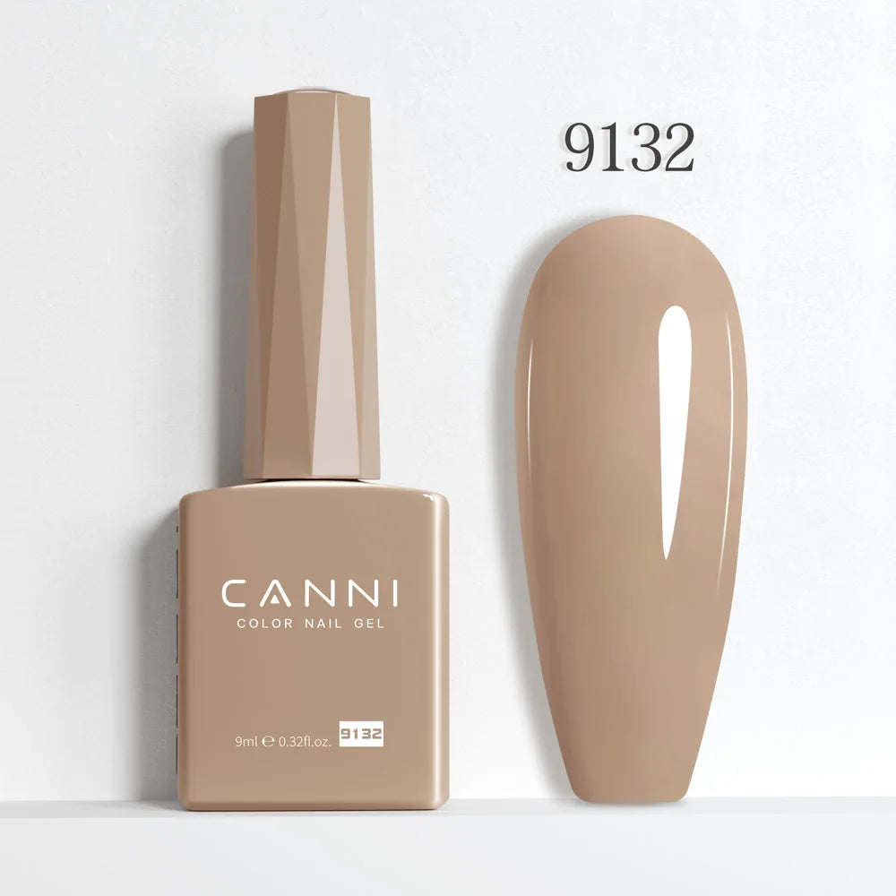 CANNI Hema Free Nail Gel Polish Christmas Red Color Collection Semi Permanent Nail Dehydrator Primer 9ml French Gorgeous Color