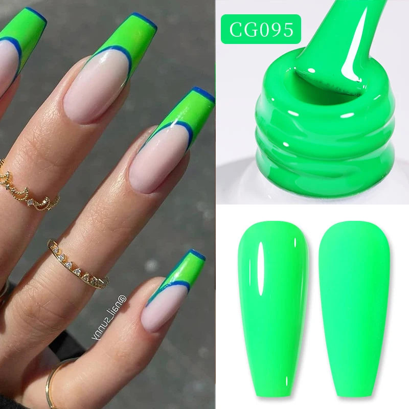 BORN PRETTY 10ml Glitter Silver Liner Paint Gel Nail Polish Line Stripe Gel Vernis Semi Permanent for Drawing Line French Nails