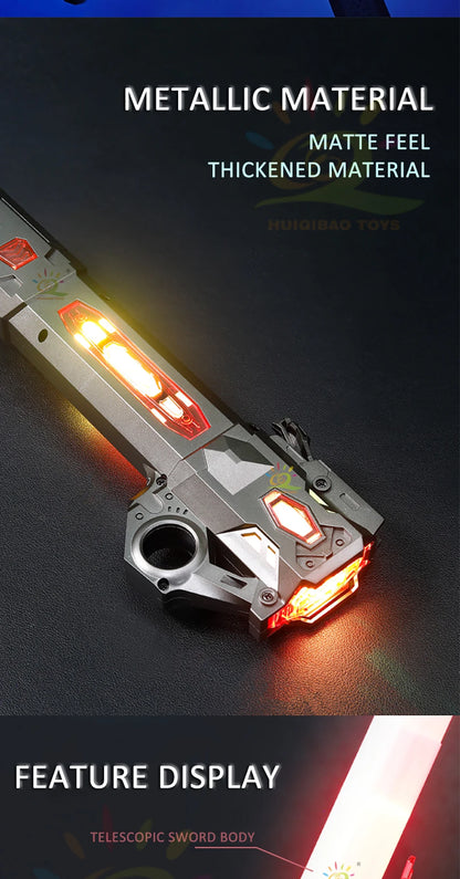 Retractable Lightsaber Finger Rotating Laser Sword Flash Luminous