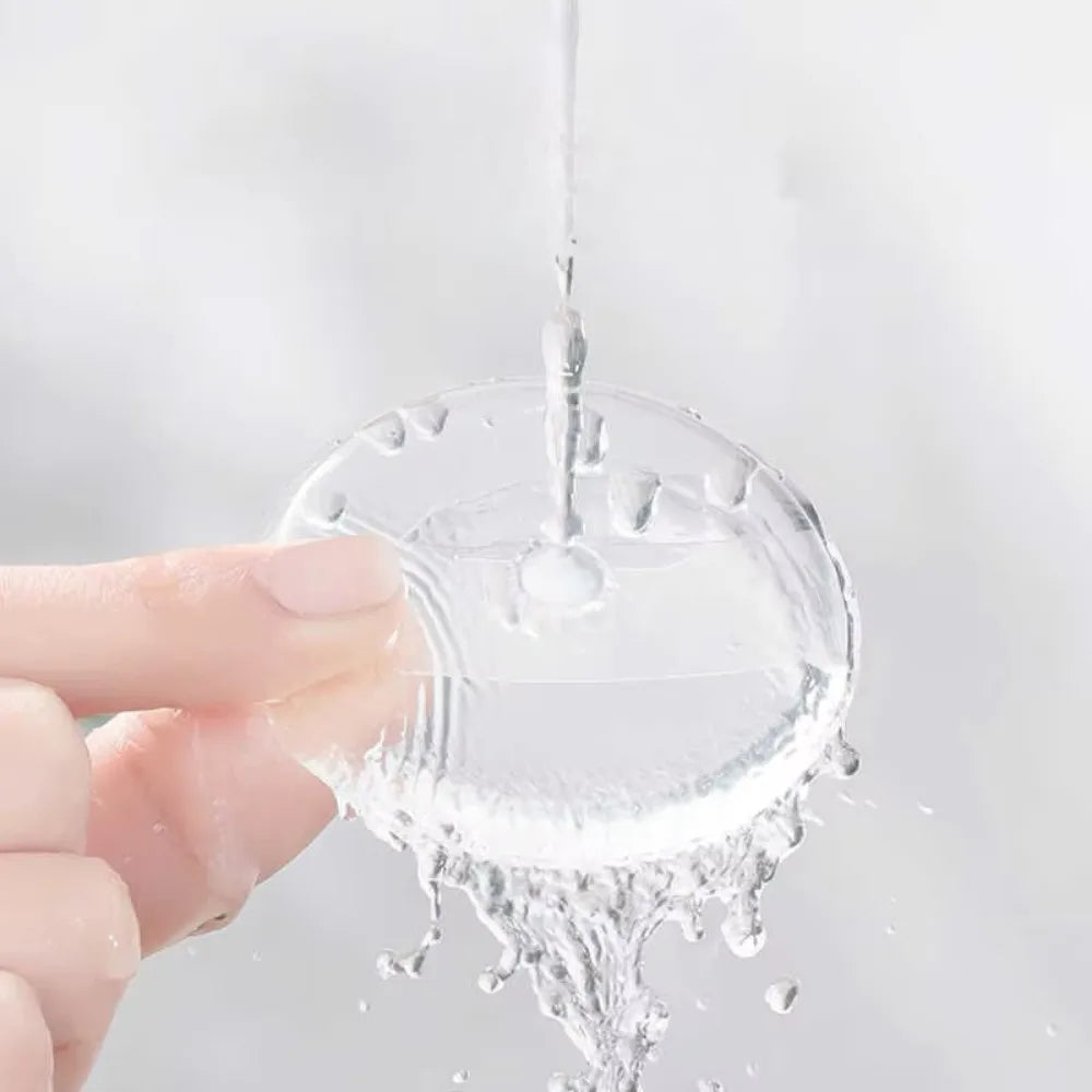 1/3pcs Jelly Soft Silicone Gel Powder Puff Sponge for Cosmetic Face Foundation BB Cream No Powder Eating Powder Makeup Tool