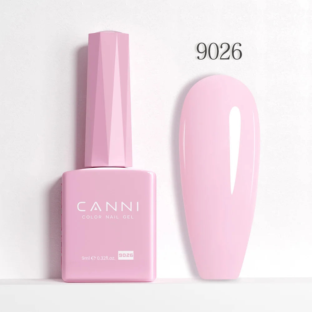 CANNI Hema Free Nail Gel Polish Christmas Red Color Collection Semi Permanent Nail Dehydrator Primer 9ml French Gorgeous Color