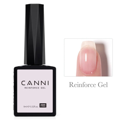 CANNI Hema Free Nail Gel Polish Christmas Red Color Collection Semi Permanent Nail Dehydrator Primer 9ml French Gorgeous Color