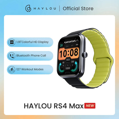 HAYLOU RS4 Max Smart Watch 1.91" HD Display Bluetooth Phone Calls