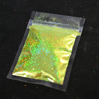 Laser Holographic Rainbow Nail Glitter 0.2MM Sparkly Nails Glitter Powder 10G/5G Dazzling Glitter Dust DIY Nail Art Decoration
