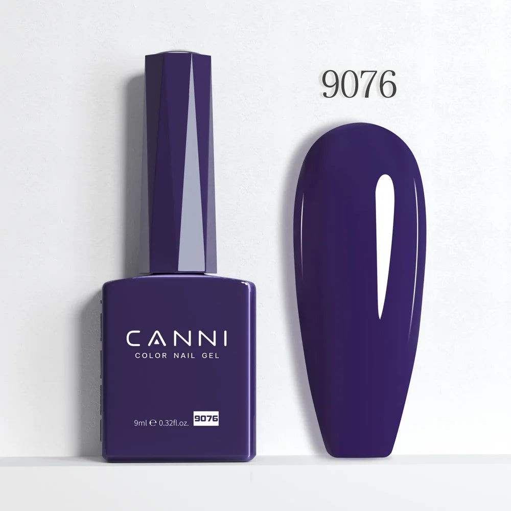 CANNI Hema Free Nail Gel Polish Christmas Red Color Collection Semi Permanent Nail Dehydrator Primer 9ml French Gorgeous Color