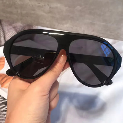 vintage oversized one piece gradient sunglasses women new fashion leopard print elegant sun glasses ladies trendy cat eye shades