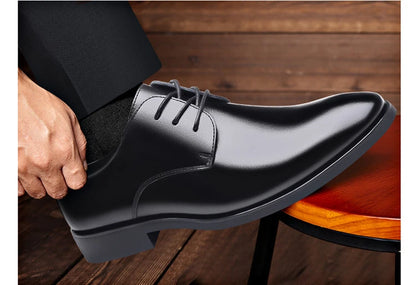 Men's new business leather Shoes