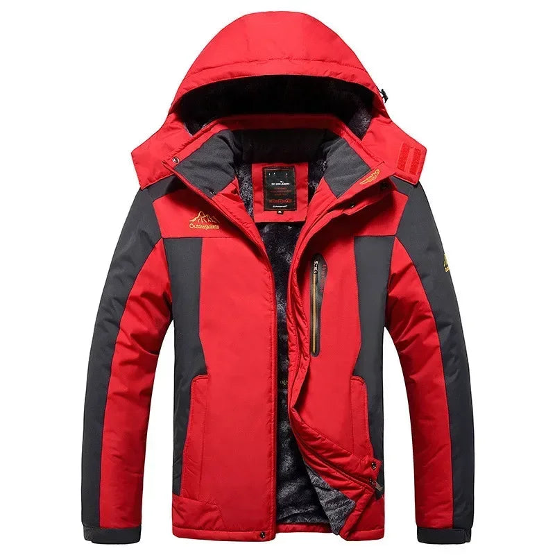 2024 Winter Jacket Men Thick Warm Waterproof Hooded Parka Coat Windbreaker Military Fleece Jacket PlusSize 9XL Jaqueta Masculina