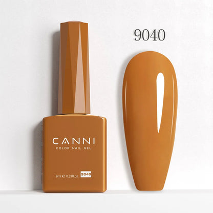 CANNI Hema Free Nail Gel Polish Christmas Red Color Collection Semi Permanent Nail Dehydrator Primer 9ml French Gorgeous Color