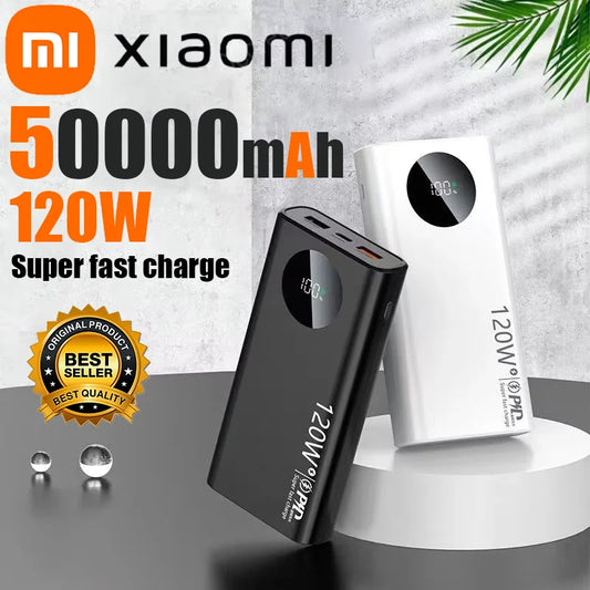 Xiaomi 120W 50000mAh High Capacity Power Bank Fast Charging Powerbank