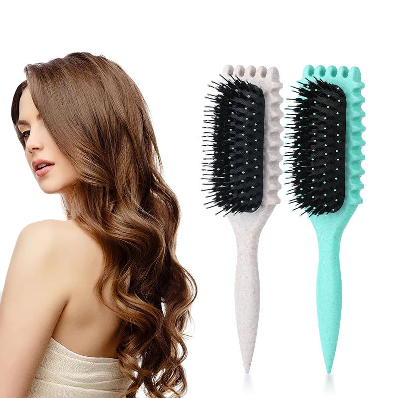1PCS Curly Hair Definition Styling Brush Wrinkle Removal Hair Brush Entangled Wet Curly Hair Comb Styling Curly Brush Hair Tool