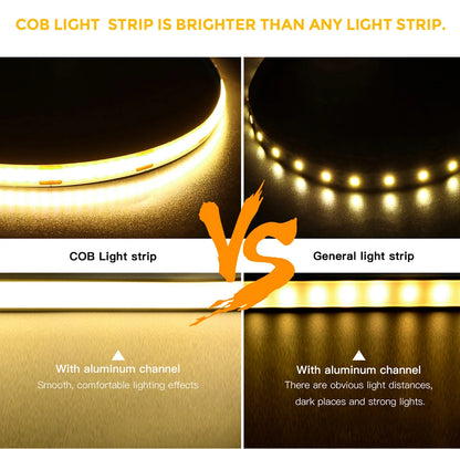 5V COB LED Strip High Density RA90