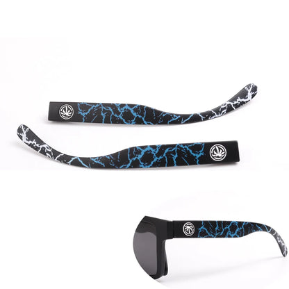 NEW luxury BRAND Mirrored Polarized lens heat wave Sunglasses men sport goggle uv400 protection with case