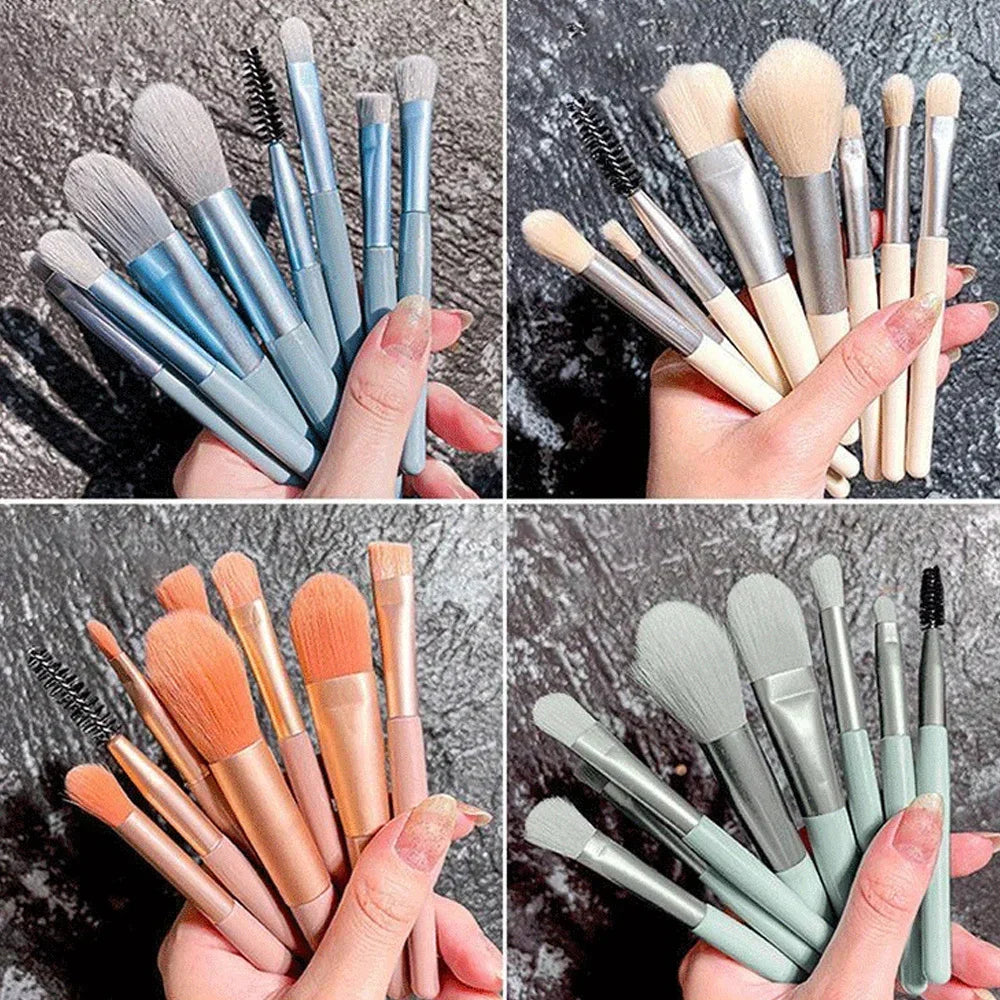 New 8Pcs Makeup Brush Set