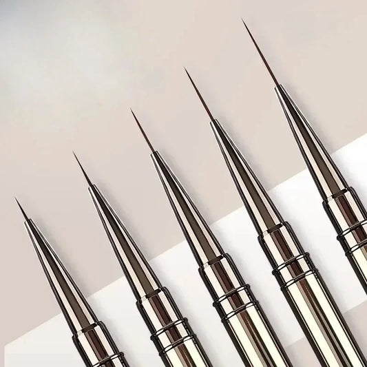 Nails Art Liner Brushes Elongated Lines Striping Drawing Painting  6/9/12/15/18/25mm