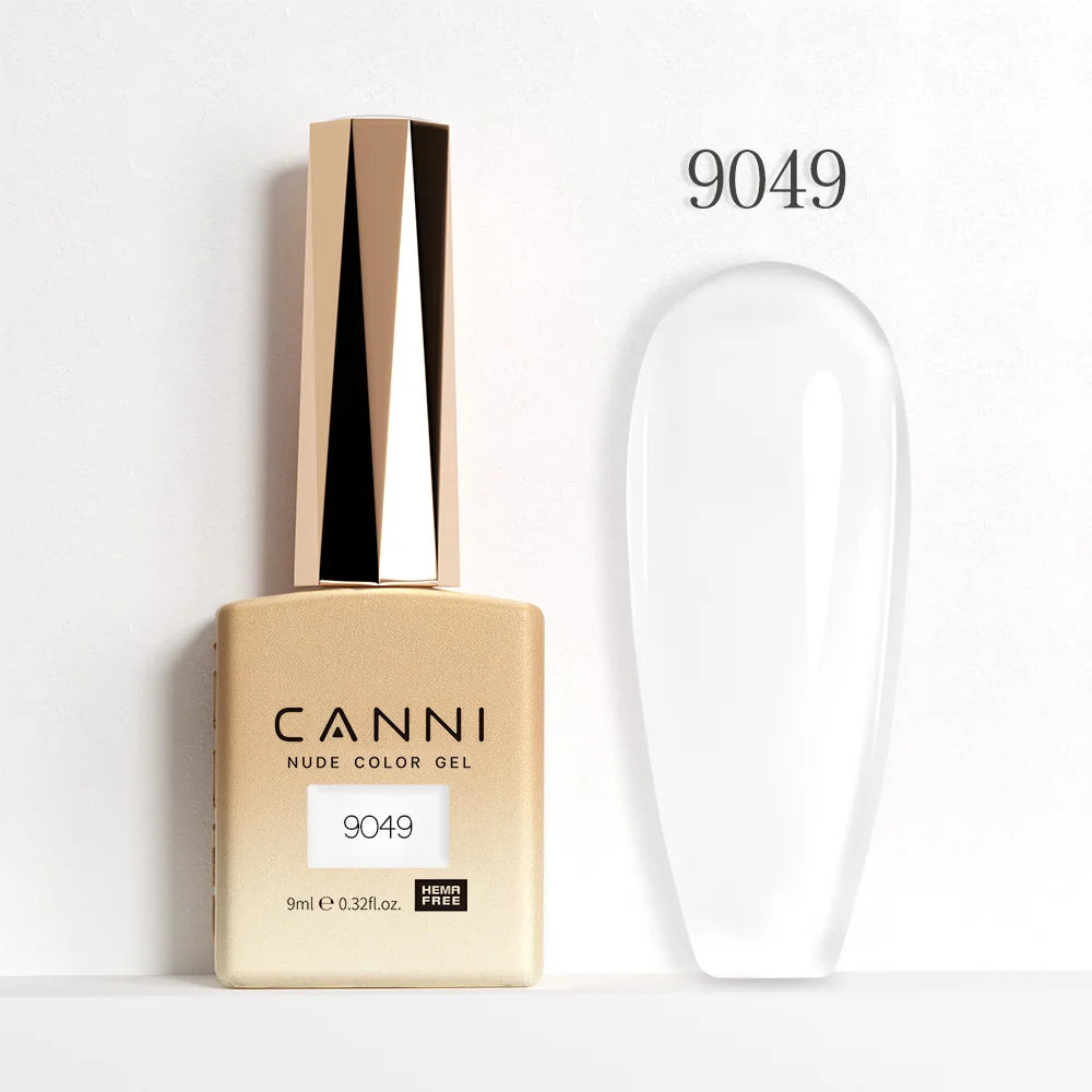 CANNI Hema Free Nail Gel Polish Christmas Red Color Collection Semi Permanent Nail Dehydrator Primer 9ml French Gorgeous Color