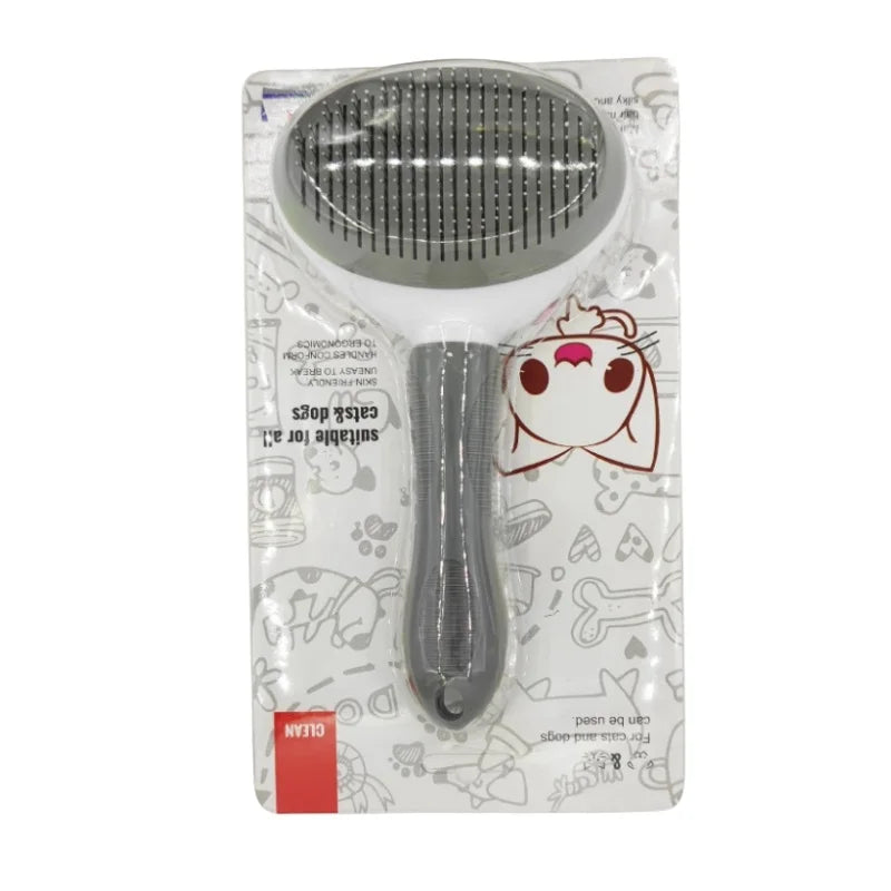 Self-cleaning Pet Hair Remove Comb Cat Slicker Brush