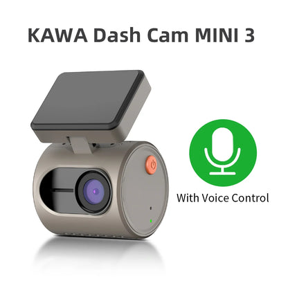 2K Dash Camera For Cars DVR KAWA Dash Cam MINI 3 Video Recorder E