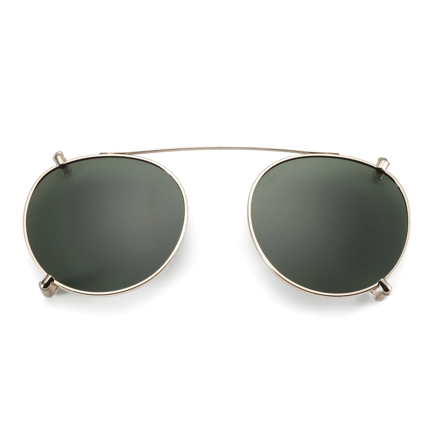 ZENOTTIC-Steampunk Style Clip On Sunglasses for Men Women Anti Blue Light Glasses+Polarized Clip Fashion/Retro Computer Eyewear