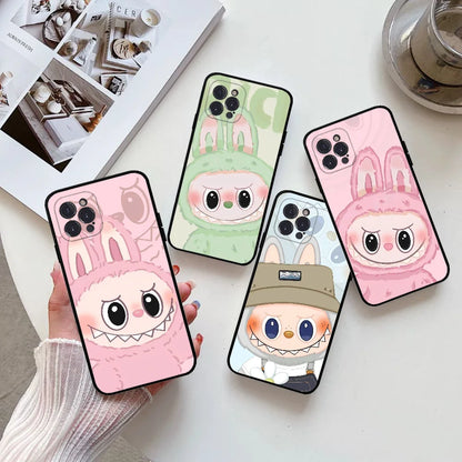 LUBUBU C-cUTE Phone Case For IPhone 15 14 11 12 13 Mini Pro XS Max Cover 6 7 8 Plus X XR SE 2020 Funda Shell