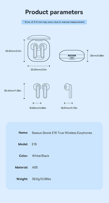 Baseus Bowie E16 Wireless Earphone